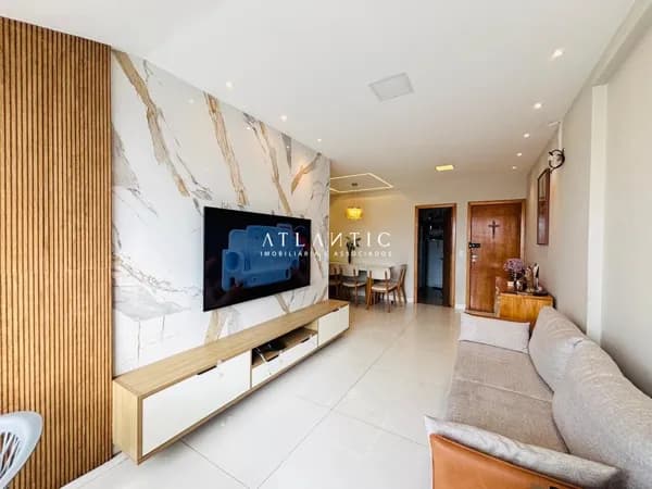 Apartamento no Edifício Atenas com 3 quartos sendo 1 suíte e 125 m² - Praia da Costa - Vila Velha / ES