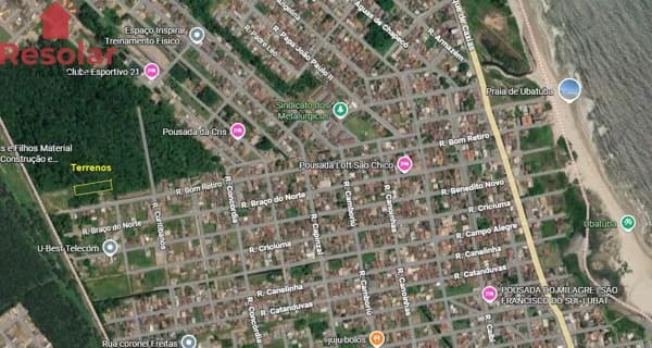 Lote/Terreno em São Francisco do Sul - Ubatuba