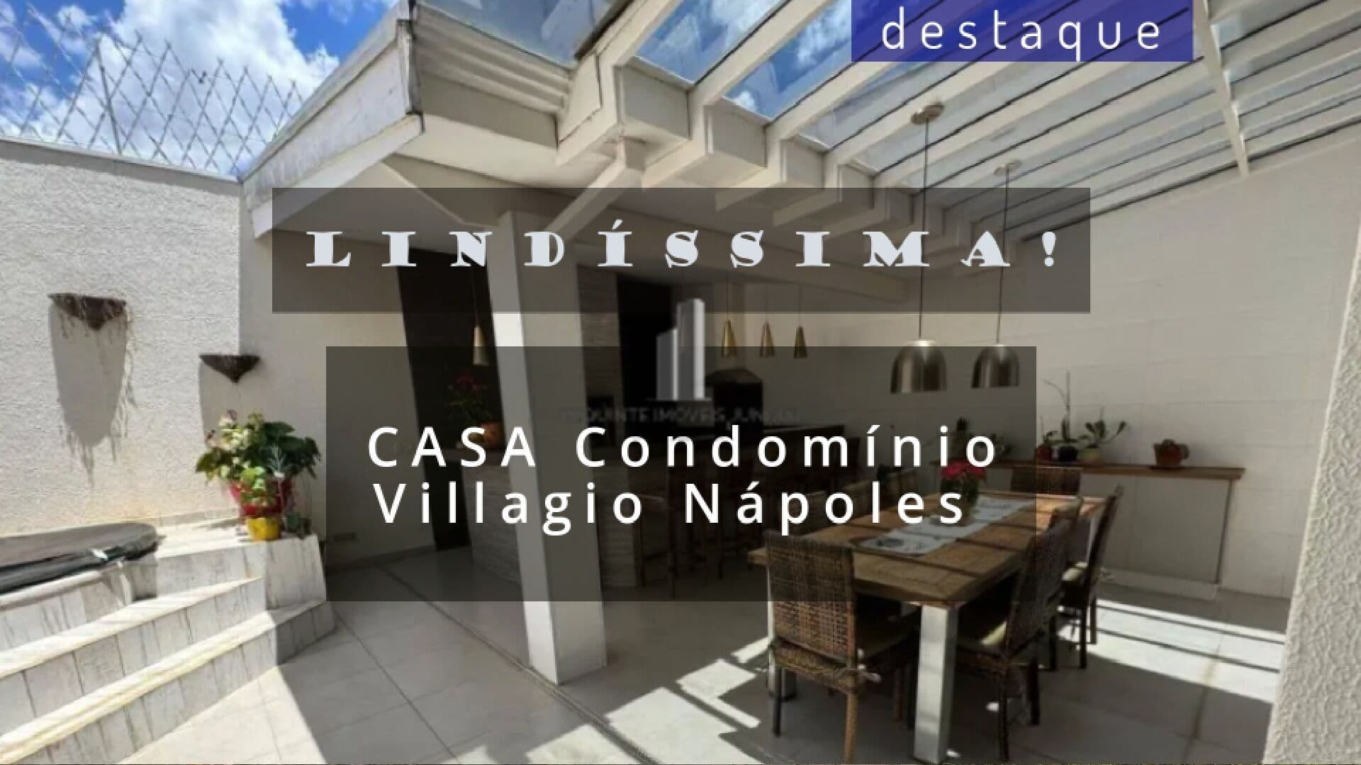 CASA PARA VENDA NO CONDOMÍNIO VILLAGIO NÁPOLES CHÁCARA MORADA MEDITERRANEA JUNDIAI