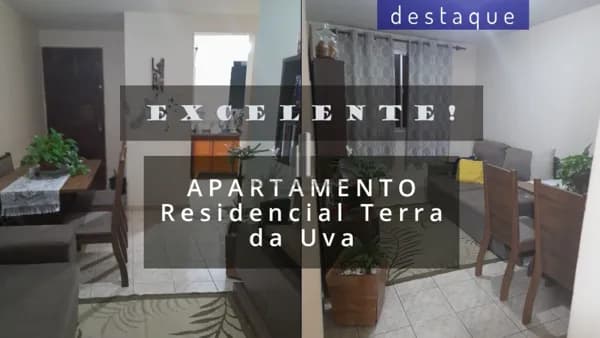 APARTAMENTO PARA VENDA NO RESIDENCIAL TERRA DA UVA JUNDIAÍ