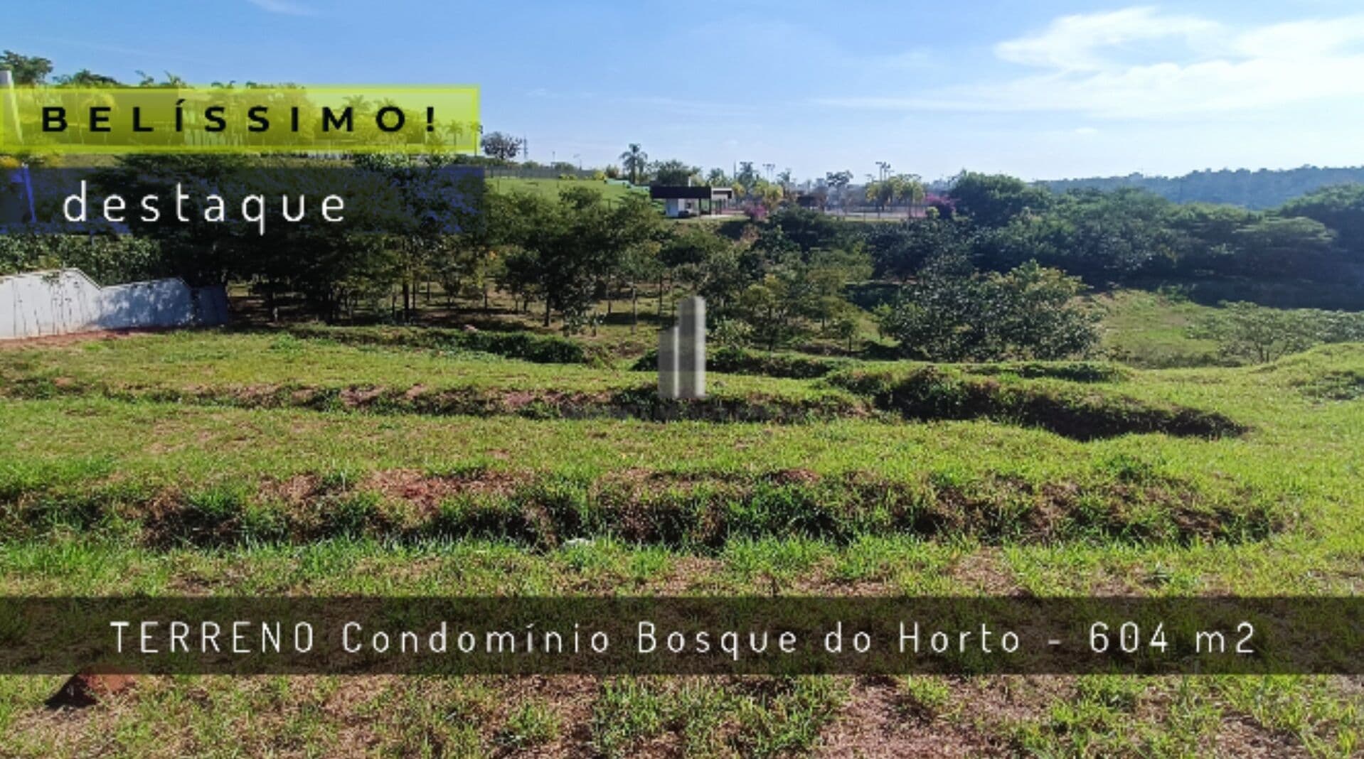 TERRENO CONDOMÍNIO BOSQUE DO HORTO JUNDIAÍ VENDA