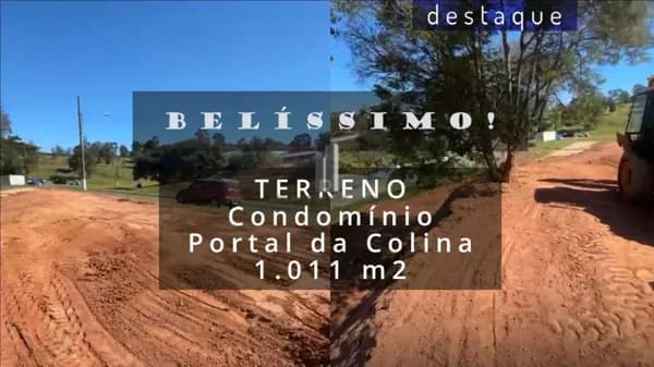 TERRENO PARA VENDA NO CONDOMÍNIO PORTAL DA COLINA JUNDIAI
