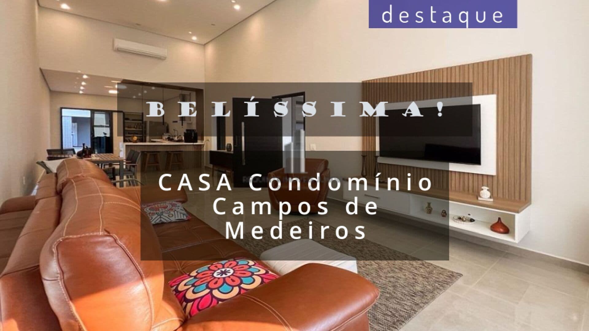 CASA PARA VENDA NO CONDOMÍNIIO CAMPOS DE MEDEIROS JUNDIAI