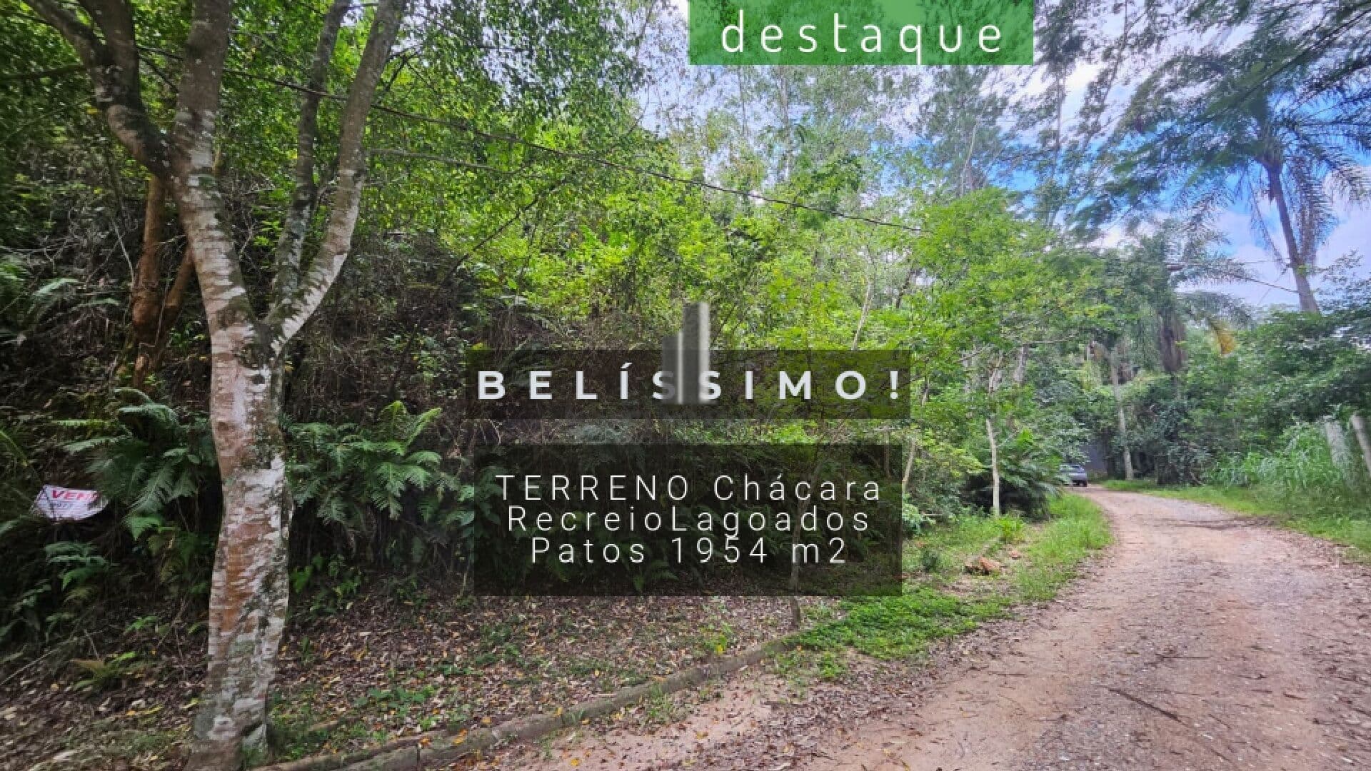 TERRENO CHÁCARA RECREIO LAGOA DOS PATOS JUNDIAI VENDA