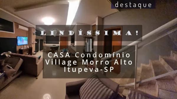 CASA CONDOMÍNIO VILLAGE MORRO ALTO ITUPEVA VENDA