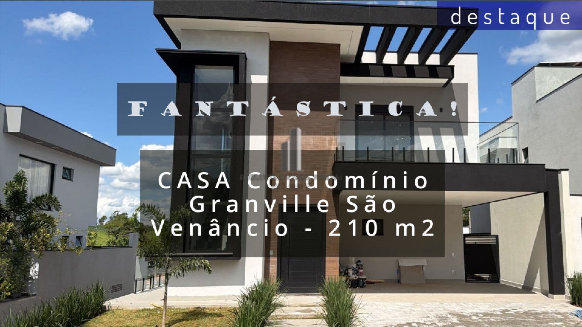 CASA PARA VENDA NO CONDOMÍNIO GRANVILLE SÃO VENÂNCIO I ITUPEVA