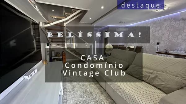 CASA PARA VENDA NO CONDOMÍNIO VINTAGE CLUBE JUNDIAI
