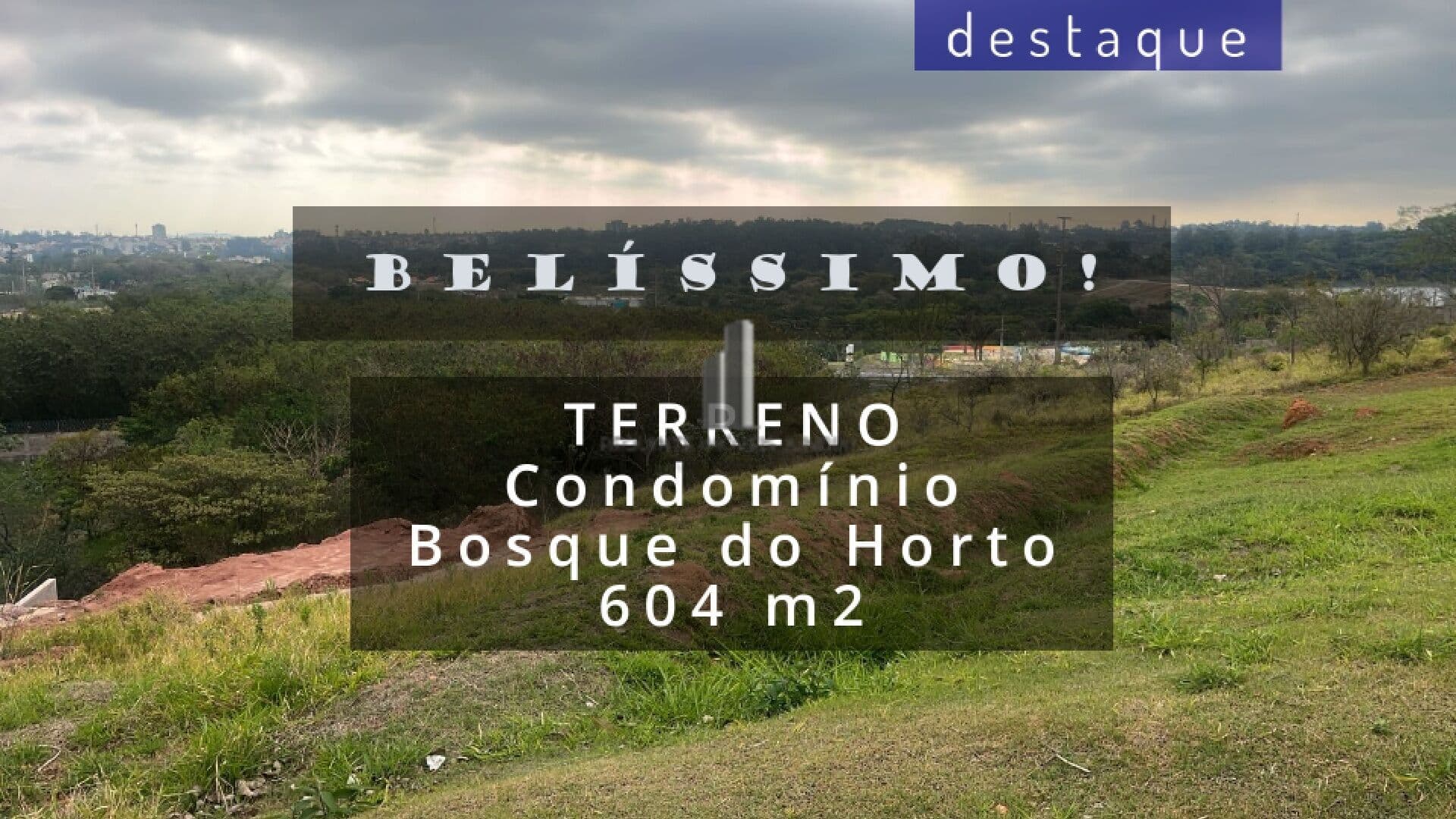 TERRENO PARA COMPRA NO CONDOMÍNIO BOSQUE DO HORTO JUNDIAÍ
