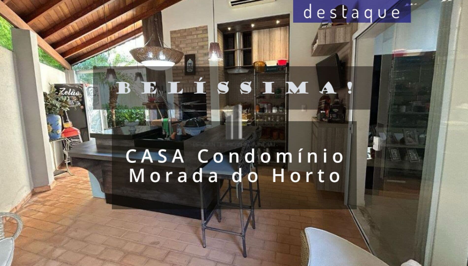 CASA PARA VENDA NO CONDOMÍNIIO MORADA DO HORTO JUNDIAI