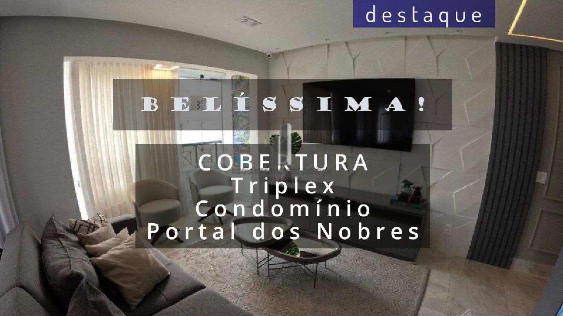 COBERTURA TRIPLEX PARA LOCAÇÃO NO CONDOMÍNIO PORTAL DOS NOBRES ANHANGABAU JUNDIAI