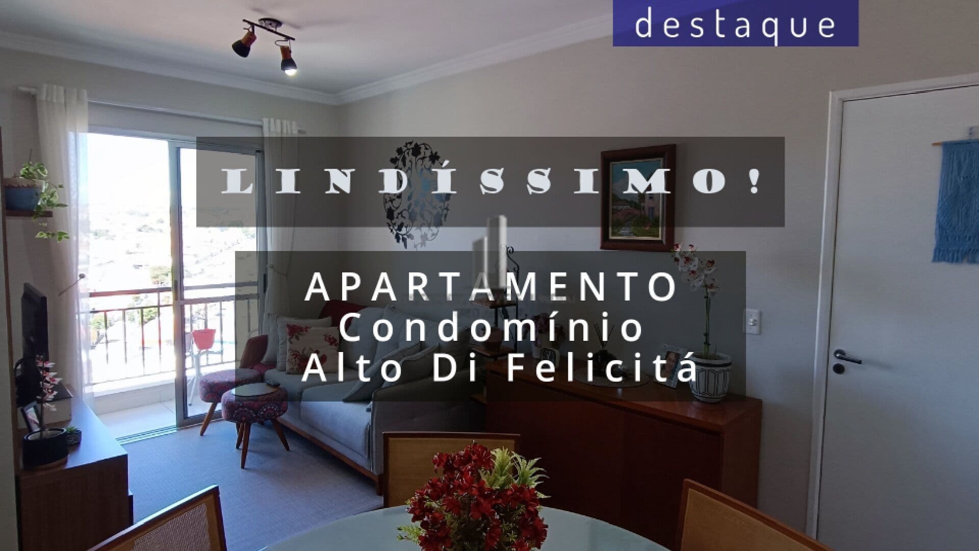 APARTAMENTO PARA VENDA NO CONDOMÍNIO ALTO DI FELICITA JUNDIAÍ