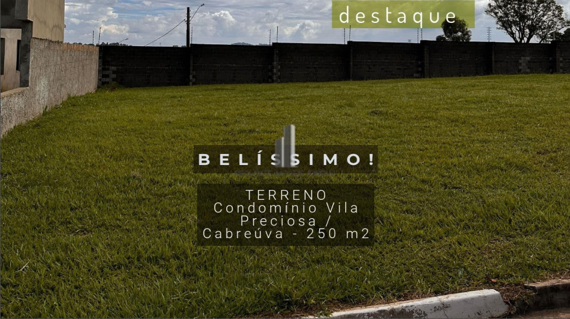 TERRENO CONDOMÍNIO VILA PRECIOSA CABREUVA VENDA