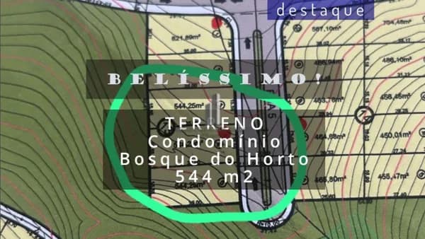 TERRENO PARA COMPRA NO CONDOMÍNIO BOSQUE DO HORTO JUNDIAÍ
