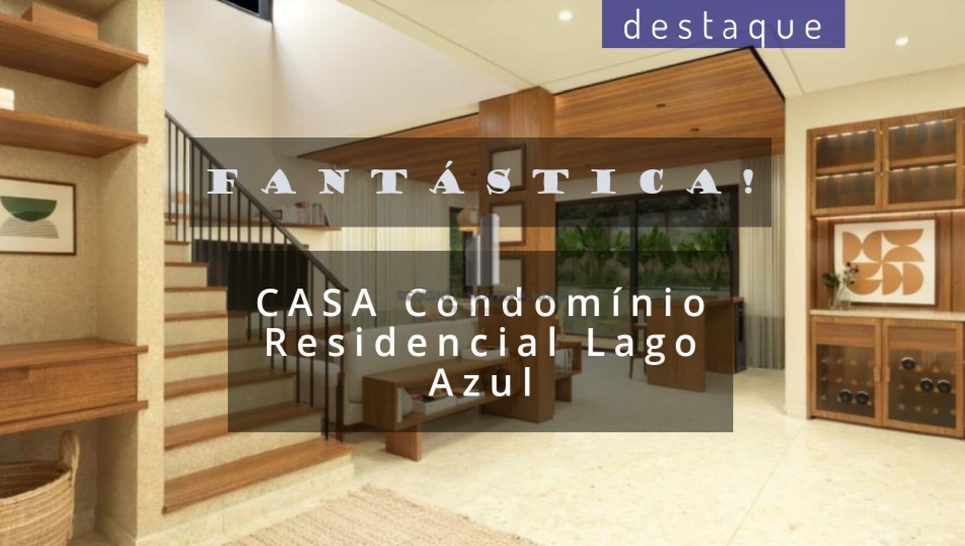 CASA PARA VENDA NO CONDOMÍNIO RESIDENCIAL LAGO AZUL GRAMADÃO JUNDIAÍ