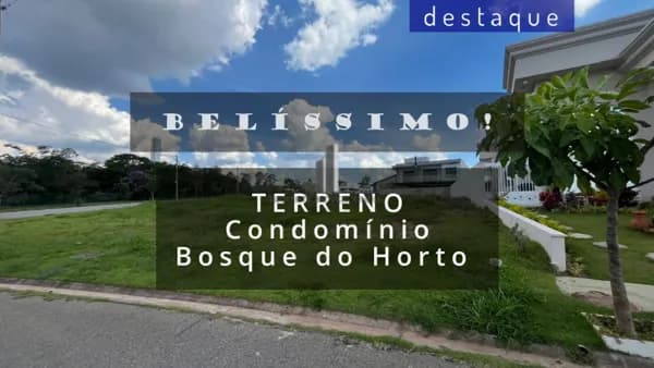 TERRENOS PARA VENDA NO CONDOMÍNIO BOSQUE DO HORTO JUNDIAÍ