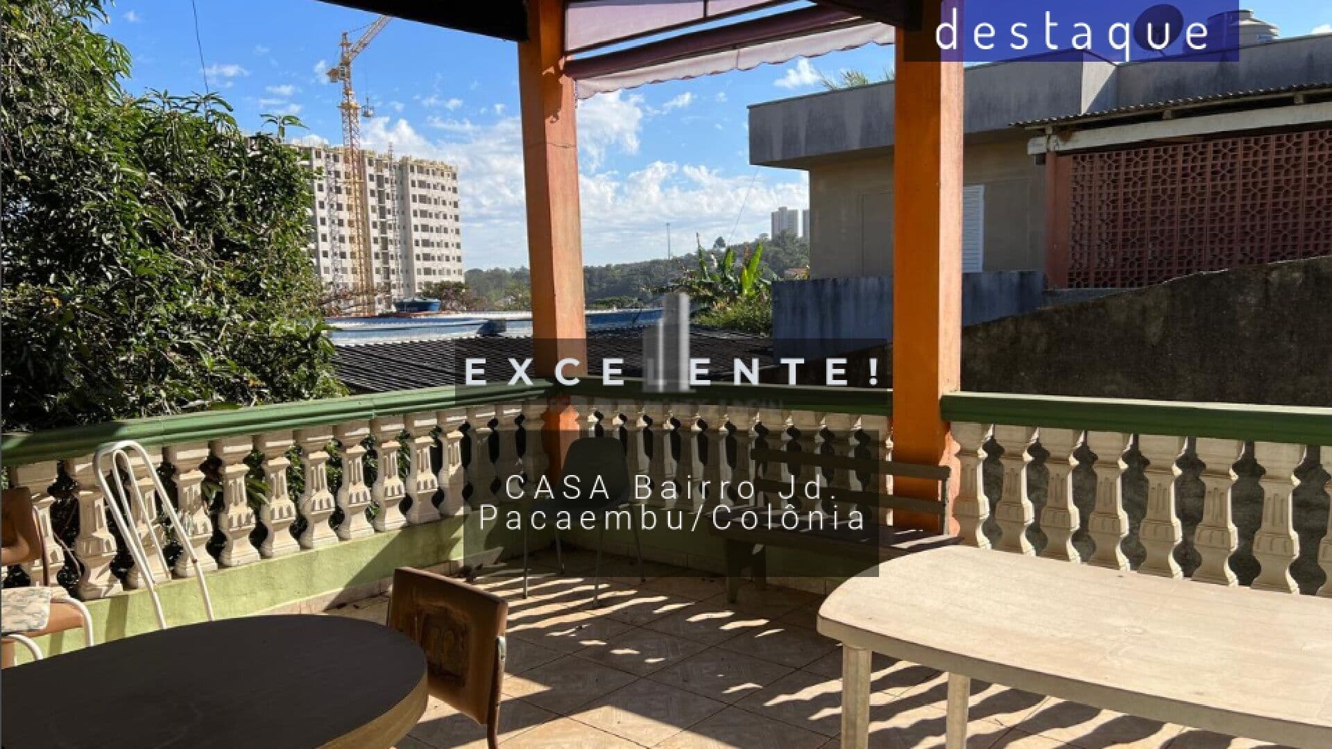 CASA BAIRRO JD. PACAEMBU/COLÔNIA JUNDIAÍ VENDA