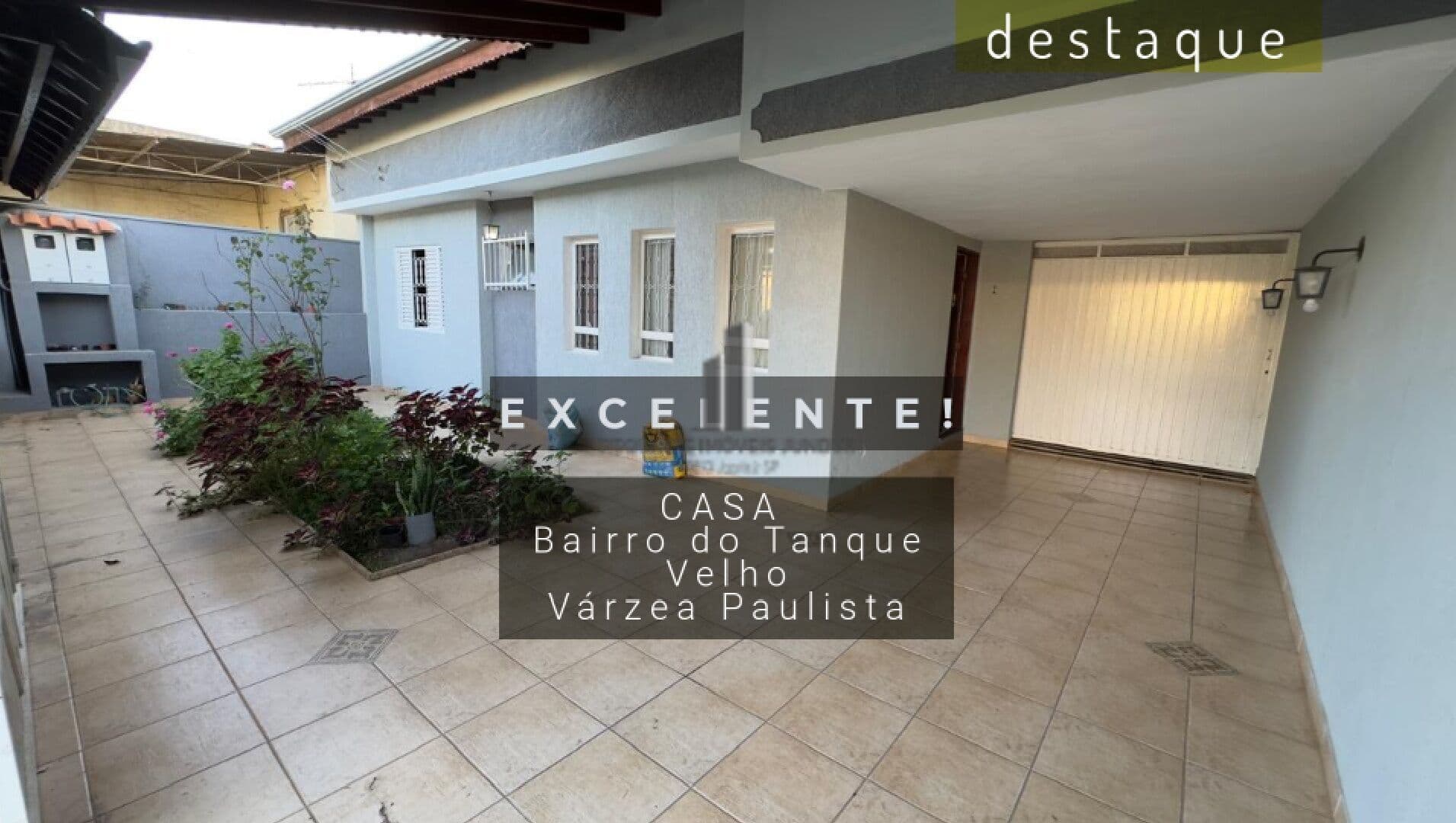 CASA BAIRRO DO TANQUE VELHO VÁRZEA PAULISTA VENDA
