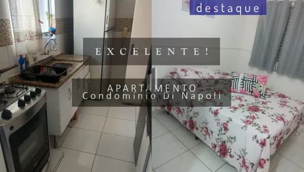 APARTAMENTO PARA VENDA NO CONDOMÍNIO DI NAPOLI RESIDENCIAL TERRA DA UVA JUNDIAI