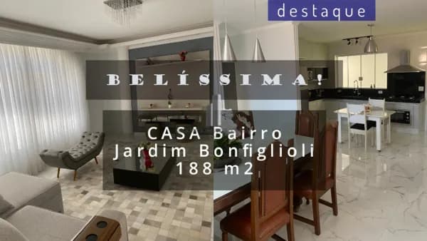 CASA PARA VENDA NO JARDIM BONFIGLIOLI JUNDIAI