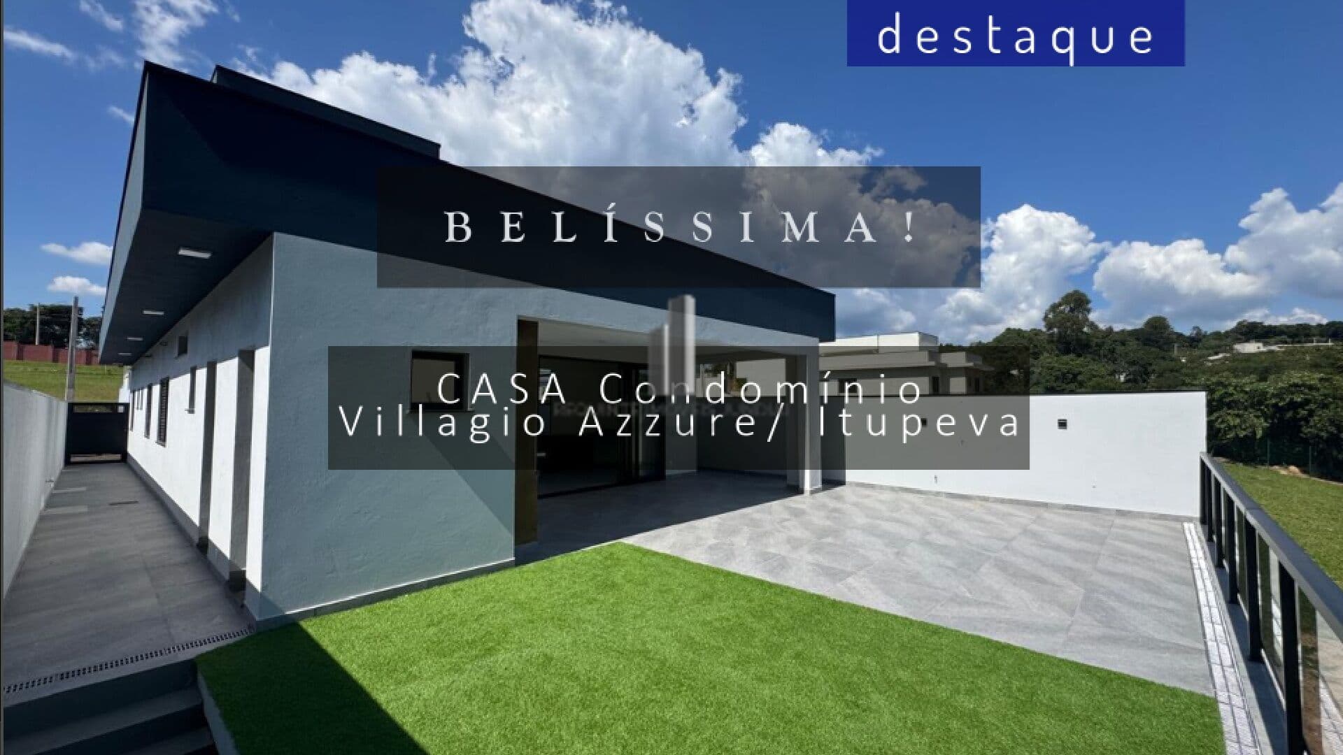 CASA PARA VENDA NO RESIDENCIAL VILLAGIO AZZURE VILA VERDE ITUPEVA