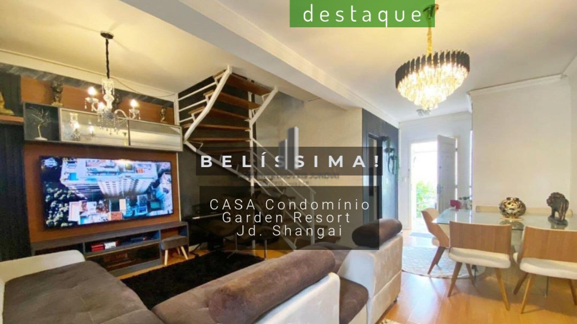 CASA RESIDENCIAL CONDOMÍNIO GARDEN RESORT JD SHANGAI JUNDIAI VENDA
