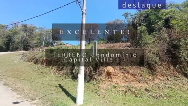 TERRENO PARA VENDA NO CONDOMÍNIO CAPITAL VILLE III JUNDIAI