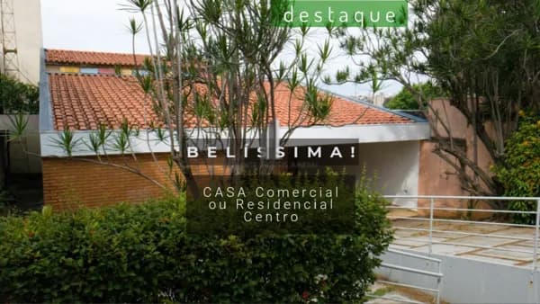 CASA COMERCIAL OU RESIDENCIAL CENTRO JUNDIAÍ LOCAÇÃO