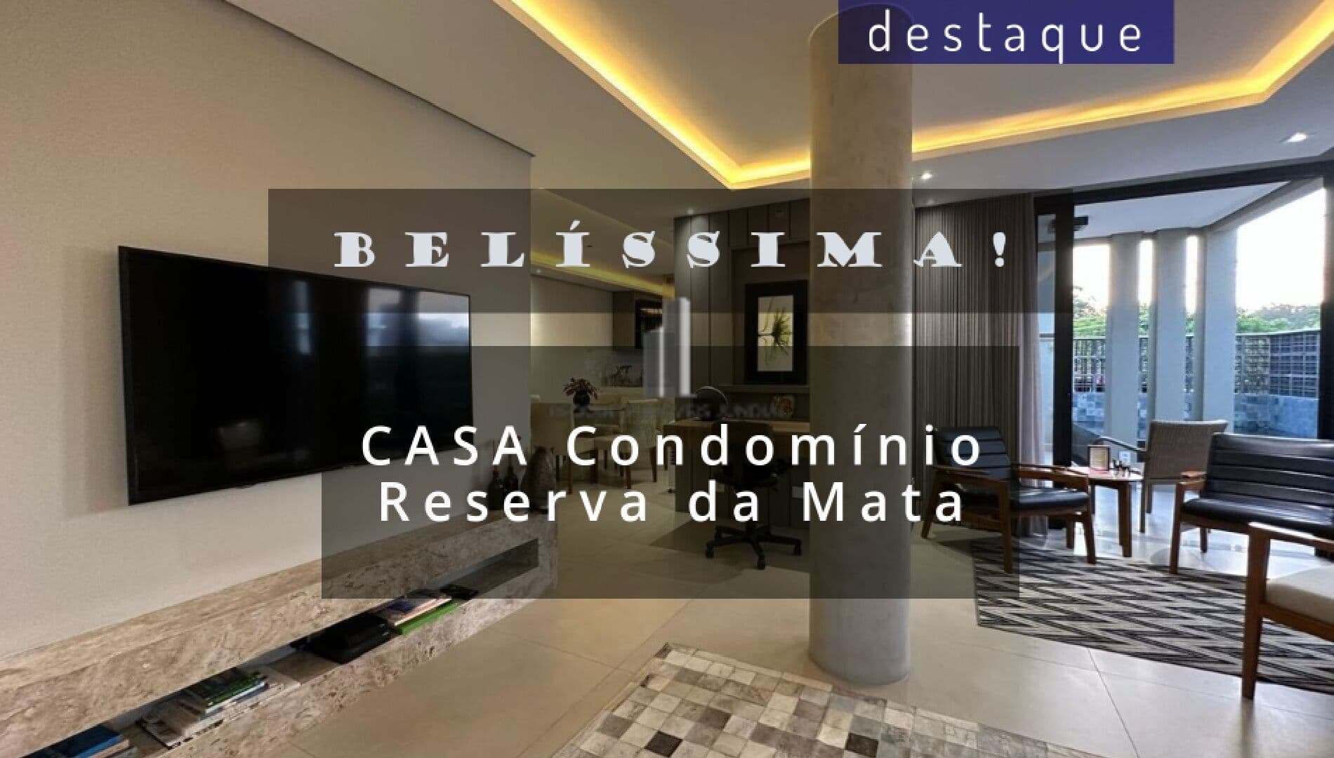 CASA PARA VENDA NO CONDOMÍNIO RESERVA DA MATA JARDIM CELESTE JUNDIAI
