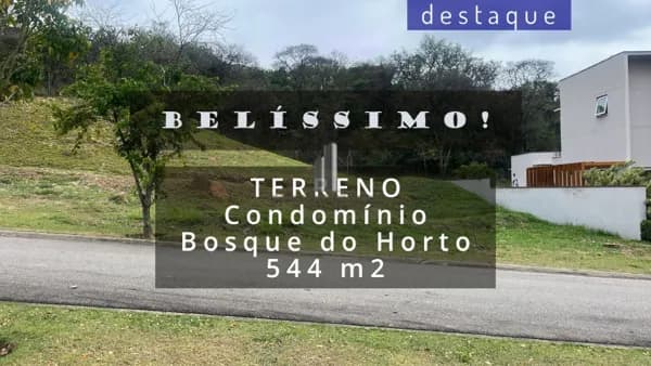 TERRENO PARA COMPRA NO CONDOMÍNIO BOSQUE DO HORTO JUNDIAÍ