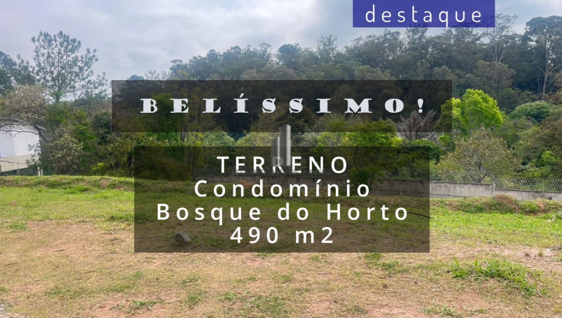 TERRENO PARA VENDA NO CONDOMÍNIO BOSQUE DO HORTO JUNDIAÍ