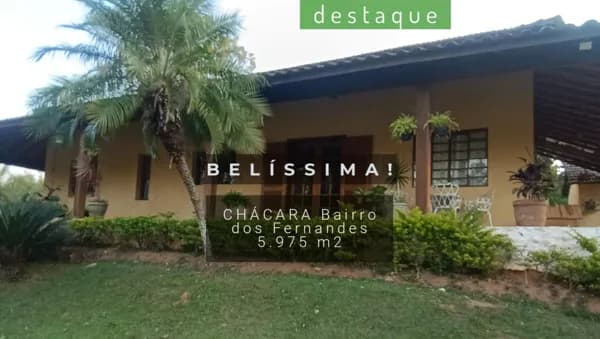 CHÁCARA PARA VENDA NO BAIRRO DOS FERNANDES JUNDIAÍ