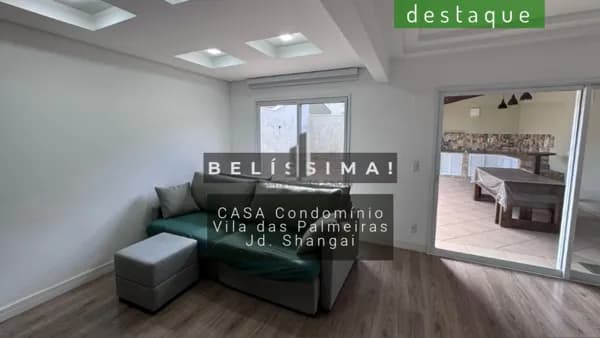 CASA CONDOMÍNIO VILA DAS PALMEIRAS JD SHANGAI JUNDIAI VENDA