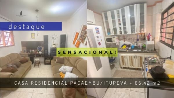 CASA RESIDENCIAL PACAEMBU ITUPEVA VENDA