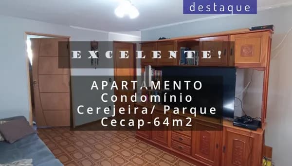 APARTAMENTO PARA VENDA NO CONDOMÍNIO CEREJEIRA PARQUE CECAP JUNDIAÍ