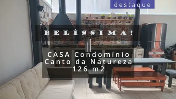 CASA PARA VENDA NO CONDOMÍNIIO RESIDENCIAL CANTO DA NATUREZA JD SHANGAI JUNDIAI