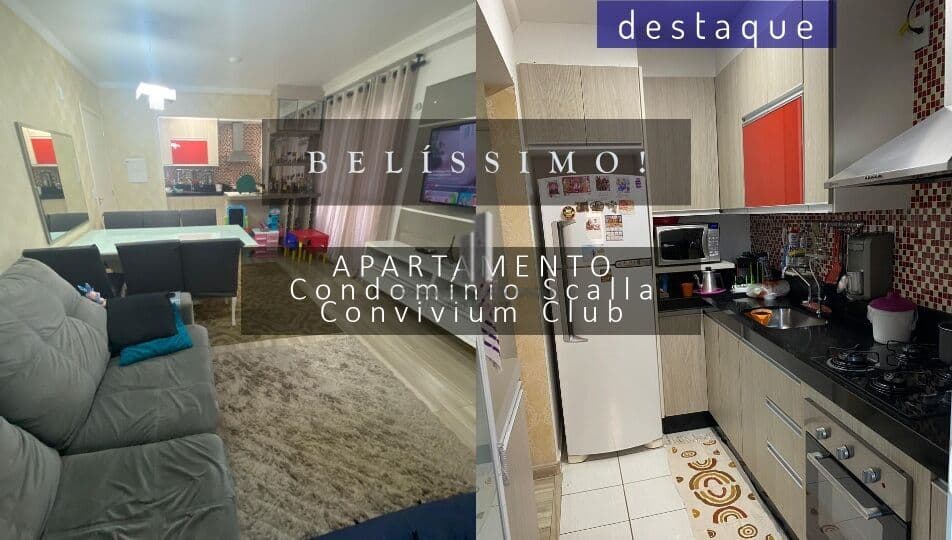 APARTAMENTO PARA VENDA NO CONDOMÍNIO SCALLA CONVIVIUM CLUB JUNDIAI