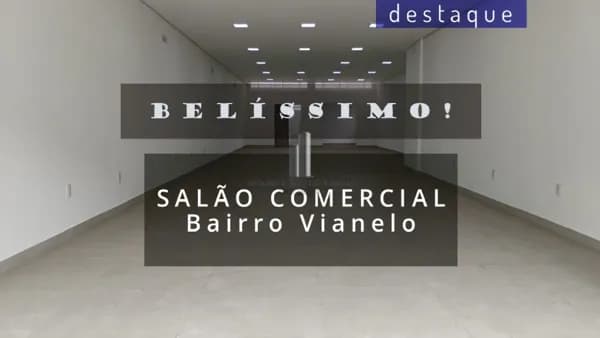 SALÃO COMERCIAL PARA LOCAÇÃO NO BAIRRO VIANELO EM JUNDIAI