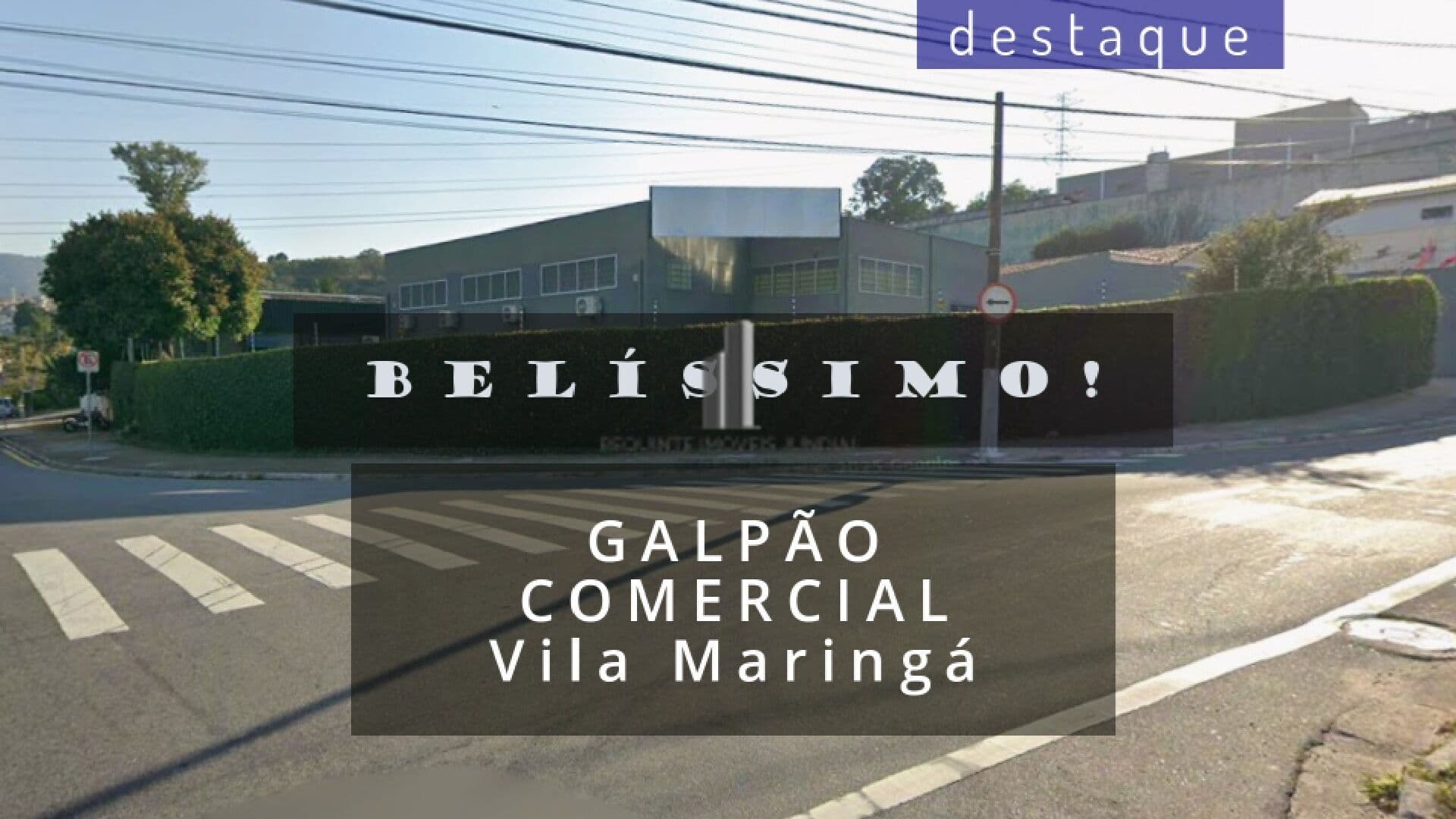SALÃO COMERCIAL PARA LOCAÇÃO NA VILA MARINGÁ JUNDIAI