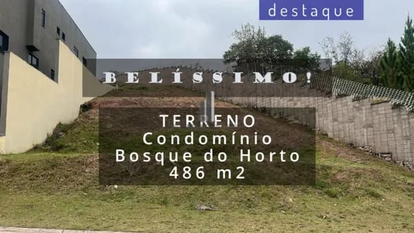 TERRENO PARA COMPRA NO CONDOMÍNIO BOSQUE DO HORTO JUNDIAÍ - BELÍSSIMO