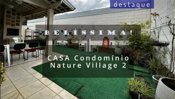 CASA PARA VENDA NO CONDOMÍNIO NATURE VILLAGE 2 JARDIM ERMIDA JUNDIAÍ