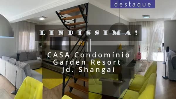 CASA RESIDENCIAL CONDOMÍNIO GARDEN RESORT JD SHANGAI JUNDIAI VENDA