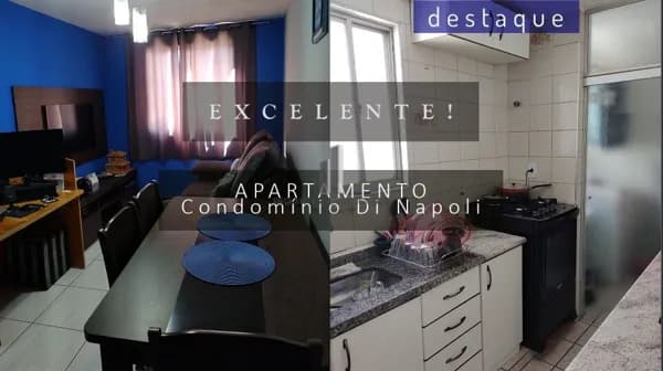 APARTAMENTO PARA VENDA NO CONDOMÍNIO DI NAPOLI RESIDENCIAL TERRA DA UVA JUNDIAI
