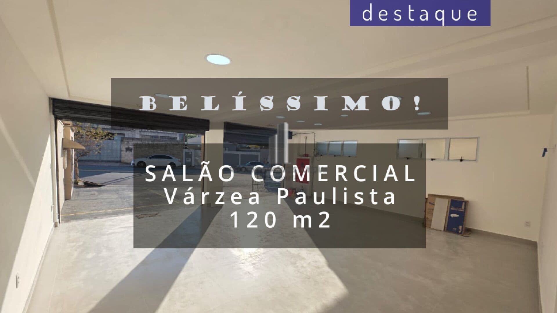 SALÃO COMERCIAL VÁRZEA PAULISTA LOCAÇÃO
