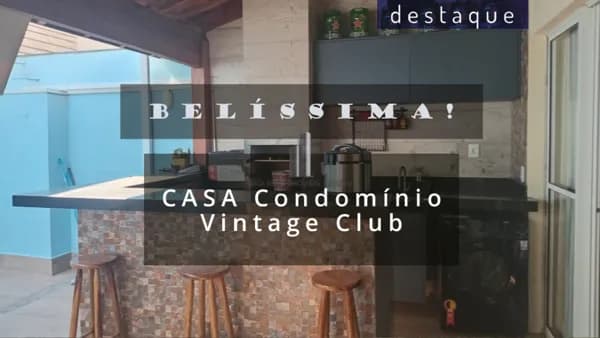 CASA PARA VENDA NO CONDOMÍNIO VINTAGE CLUBE JUNDIAI