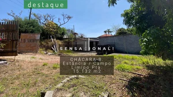 CHÁCARA NO BAIRRO ESTÂNCIA SÃO PAULO CAMPO LIMPO PAULISTA VENDA