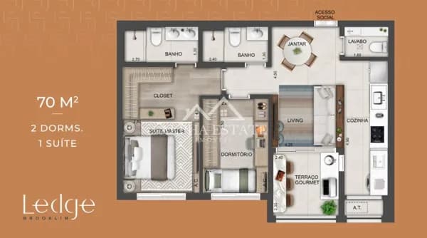 Apartamento no Brooklyn