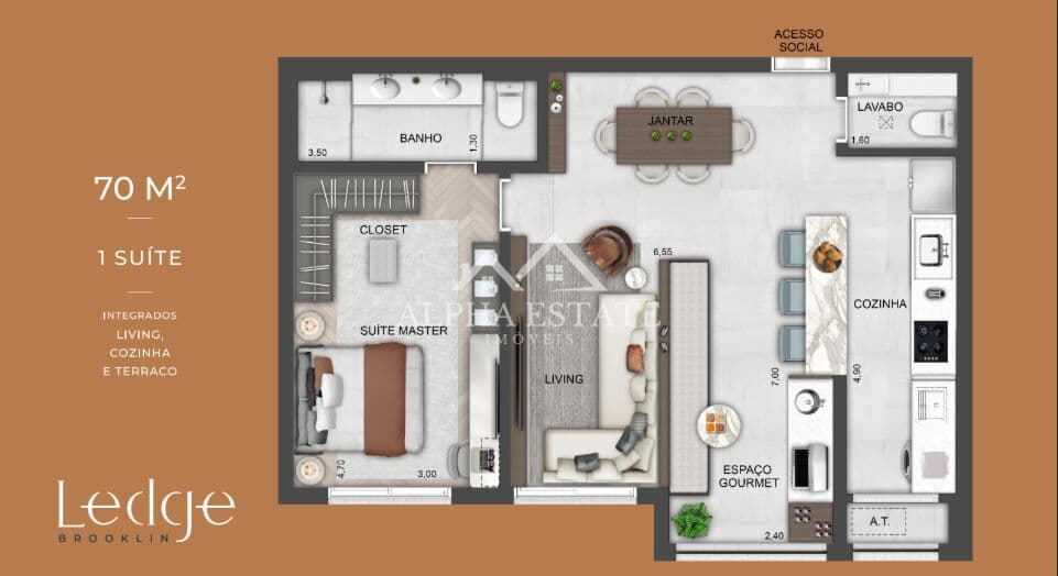 Apartamento no Brooklyn