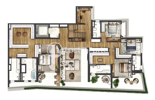Cobertura Duplex 512m2, 4 suítes, 4 vagas à venda no Bela Vista, São Paulo