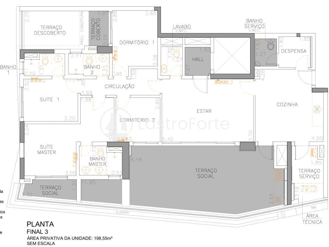 Apartamento Garden, 198m2, 4 dorms e 2 vagas à venda no Bela Vista, em São Paulo