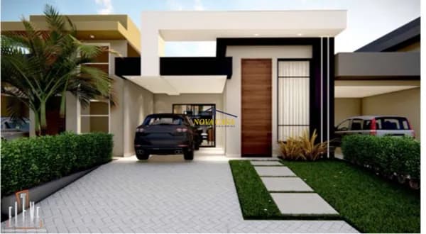 Casa em construção no Condomínio Campo Novo